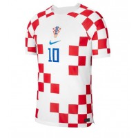 Camiseta Croacia Luka Modric #10 Primera Equipación Replica Mundial 2022 mangas cortas